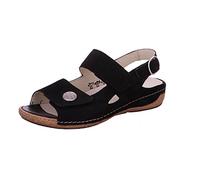 Waldläufer Sandale Heliett Damen Schwarz bequem bis 30 mm Größe 9