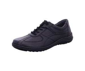 Waldläufer Schnürhalbschuh Herwig für Herren, schwarz, Größe 42 EU / 8 UK