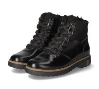 Waldläufer Schnürstiefeletten HITOMI - Gr. 37,5 - Schwarz - Lackleder