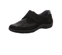 Waldläufer Henni-Soft Damen Klettschuh in Schwarz, Größe 5
