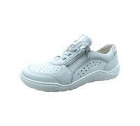 Waldläufer Milena Schuhe weiß silber K-Weite perforiert 612005 für Damen, weiß, Größe 42 EU / 8 UK