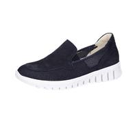 Waldläufer Damen Slipper H-Birdy 916502 200 217 Beige/Dunkelblau Gr. 5½