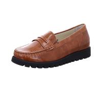 Waldläufer SlipperH-WiteCognacLack für Damen, braun, Größe 39 EU / 6 UK