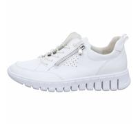 Waldläufer Damenschuhe - Bequeme Schnür- Halbschuhe H-Birdy 916003 169 150 Weiß, EU 41