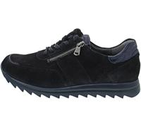 Waldläufer Sneaker Haiba 923023-300-194, Velourleder, Dunkelblau, Weite H Blau Gr. 37 1/2