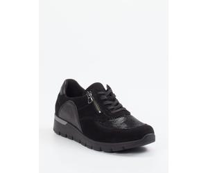 Waldläufer Sneaker K-Ramona in schwarz in Größe: 41 für Damen Weite: K
