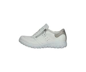 Waldläufer Sneaker Leder/Textil Weiß/Grau - 39,5