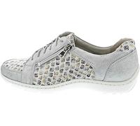 Waldläufer sportlicher Schnürer Silber
