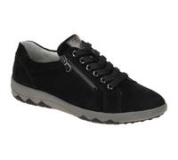Waldläufer Teresa Schuhe schwarz H-Weite Velour 961001 - Größe 39.5