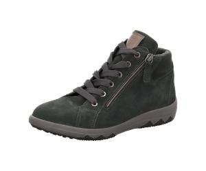 Waldläufer Teresa Stiefelette grün pine H-Weite dünn gefüttert 961801 für Damen, grün, Größe 39 EU / 6 UK