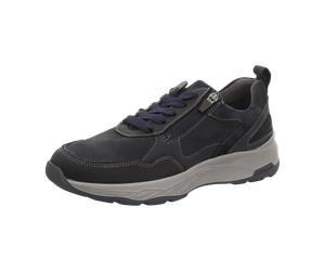 Waldläufer Tom 713003 305 878 notte deepblue Crazy Horse Order Elefant für Herren, schwarz, Größe 40 ½ EU / 7 UK