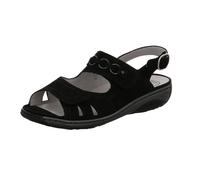 Waldläufer Riemchensandale in bequemer Schuhweite G, schwarz