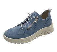 Waldläufer Damen Sneaker H-Biggi hellblau Nubukleder Gr. 40 ½ EU / 7 UK