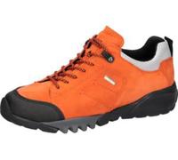 Waldläufer Wanderschuhe H-Amiata 787952-408-087, Velourleder mit Gummikappe, Orange-Grau, Tex-Membran Orange