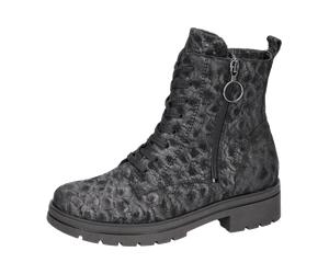 Waldläufer Zoe Winter Stiefel schwarz Schimmer K-Weite für Damen, schwarz, Größe 37 EU / 4 UK