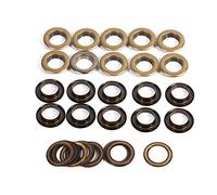 Walfront Messing Ösen Set 17mm für Lederhandwerk DIY mit Unterlegscheiben 20 Stück für Gürtel Schuhe Kleidung
