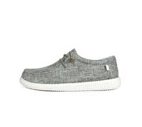 WALK IN PITAS | WP150 WALLABI Linen | Herren Mokassins | Flache Slipper für Männer | Slip on Loafer | Sneakers | Schlupfschuhe | Freizeitschuhe | Walkinpitas Schuhe | Kaki 44