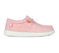 WALK IN PITAS | WP150 WALLABI Linen | Herren Mokassins | Flache Slipper für Männer | Slip on Loafer | Sneakers | Schlupfschuhe | Freizeitschuhe | Walkinpitas Schuhe | Rosa 39
