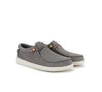Walk IN PITAS | WP150 WALLABI Washed | Herren Mokassins | Casual Bootsschuhe | Sommer-Sneakers | Herren Freizeitschuhe | Pitas Herrenschuhe | Grigio 40