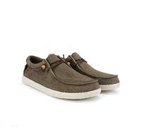 WALK IN PITAS | WP150 WALLABI Washed | Herren Mokassins | Casual Bootsschuhe | Sommer-Sneakers | Herren Freizeitschuhe | Pitas Herrenschuhe | Taupe 42