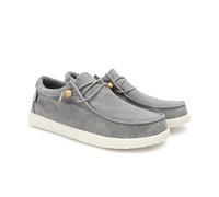 WALK IN PITAS | WP150 WALLABI Washed | Herren Mokassins | Casual Bootsschuhe | Sommer-Sneakers | Herren Freizeitschuhe | Pitas Herrenschuhe | Grau 43