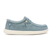 WALK IN PITAS | WP150 WALLABI Washed | Herren Mokassins | Flache Slipper für Männer | Slip on Loafer | Sneakers | Schlupfschuhe | Freizeitschuhe | Walkinpitas Schuhe | Aqua 43