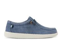 WALK IN PITAS | WP150 WALLABI Washed | Herren Mokassins | Casual Bootsschuhe | Sommer-Sneakers | Herren Freizeitschuhe | Pitas Herrenschuhe | Blau 44