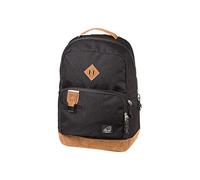 Walker 42154-080 - Rucksack Pure Eco Concept Black, mit 2 Fächern, Laptopfach, Seitentaschen, gepolsterter Rücken, verstellbare Schultergurte, ca. 30 x 45 x 21 cm