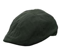 WALKER AND HAWKES - Bernard - Unisex Ballonmütze aus 6 Teilen - Flache Kappe im Country-Stil - Olivgrün - XL (60cm)