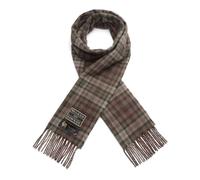 WALKER AND HAWKES - Chaderton - Unisex-Schal aus 100% Lammwolle - Holz-Tartan