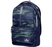 Walker Schulrucksack Rucksack mit Laptopfach Rey Backpack 30L Layers Green dunkelblau