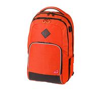 Walker Rucksack Pure College mit 3 Fächern, Laptopfach, Seitentaschen, gepolsterter Rücken, verstellbare Schultergurte, ca. 30 x 48 x 22 cm