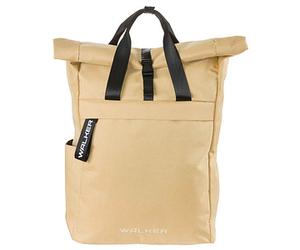 Walker Schulrucksack Roll Top Kunstfaser apricot St.