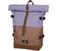 Walker Schulrucksack Roll-Up Two Kunstfaser beige/lila 30 l St.