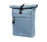 Walker Unisex Roll Top Classic 42263-330-Classic Rucksack Ice Blue mit Hauptfach, Laptopfach, ergonomischen Schulterriemen und Mittelfach mit Handytasche, wasserabweisend, ca. 20-23 l Volumen