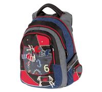 Walker Zipprucksack Colorida schwarz