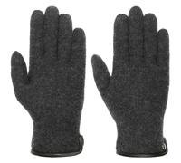 Walkhandschuhe mit Lederpaspel by Roeckl anthrazit 7 1/2 HS