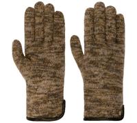 Walkhandschuhe mit Lederpaspel by Roeckl beige-meliert 6 1/2 HS