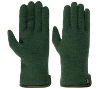 ROECKL - Handschuhe Damen Wolle Leder-Paspel Pine