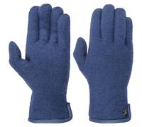 Walkhandschuhe mit Lederpaspel by Roeckl royalblau 7 1/2 HS