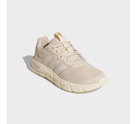 Walkingschuh ADIDAS SPORTSWEAR "CLOUDFOAM FLEX - LACES", Damen, Gr. 37, beige (crystal linen, wonder weiß, gold metallic), Textil, Schuhe Walkingschuh (42439646-37) crystal linen, wonder weiß, gold me
