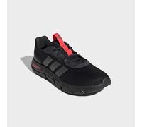 Walkingschuh ADIDAS SPORTSWEAR "CLOUDFOAM FLEX, SCHNÜRSENKEL", Damen, Gr. 46, core schwarz, iron metallic, lucid rot, Textil, Schuhe Walkingschuh (47942057-46) core schwarz, iron metallic, lucid rot
