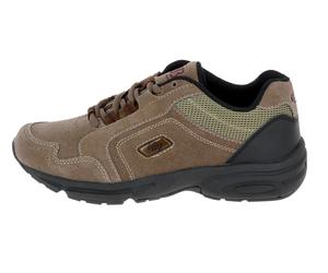 Walkingschuh BRÜTTING "Nordic Walking Schuh Circle", Damen, Gr. 44, braun, Veloursleder, Schuhe Damenschuh Walkingschuh Outdoorschuh Herrenschuh Schnürschuh (217303-44) braun