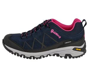 Walkingschuh BRÜTTING "Outdoorschuh Kansas", Damen, Gr. 36, blau, Synthetik, Schuhe Walkingschuh (43357408-36) blau