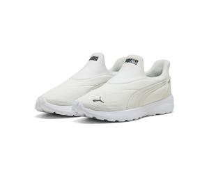 Walkingschuh PUMA "SOFTRIDE COSMIC SLIPTECH", Damen, Gr. 42,5, vapor gray, vapor gray, Textil, unifarben, Schuhe Walkingschuh, mit profiliertem Laufsohlenprofil, mit Schlupfeinstieg, aus Textil (56830