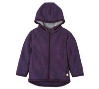 Walkjacke mit Reissverschluss aubergine 122/128