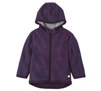 Walkjacke mit Reissverschluss aubergine 74/80