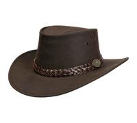 Wallaroo Lederhut by Scippis braun L (58-59 cm)