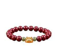 WAMIZEU Hetian Jade Bell Gebets- und Friedensarmband, Glücks-Feng-Shui-Armband, natürliche Jade-Armbänder, chinesischer handgefertigter Schmuck für Mutter, Einheitsgröße, Metall, Kein Edelstein