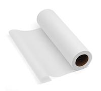 Wamkon 30 cm x 13,7 m Bügelvlies, weiß Vlieseline zum Aufbügeln, leicht Bügelflies, Bügelvlies zum Verstärken 30 g/m² zum Nähen, Quilten, Basteln, Schneidern